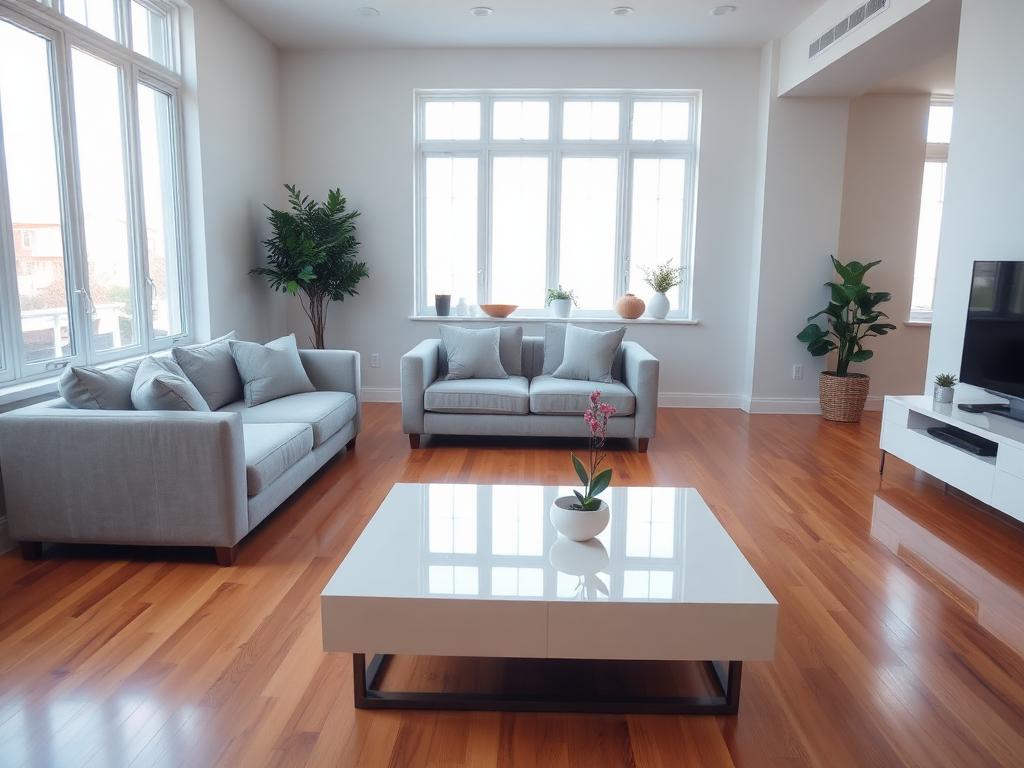 Clean Living Room